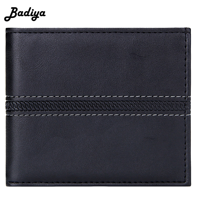 

Brief Men Wallet Solid Color Multi-card Slots Holder Large Capacity Keychain Clutch Bag Casual Male Short Coin Purse, Black
