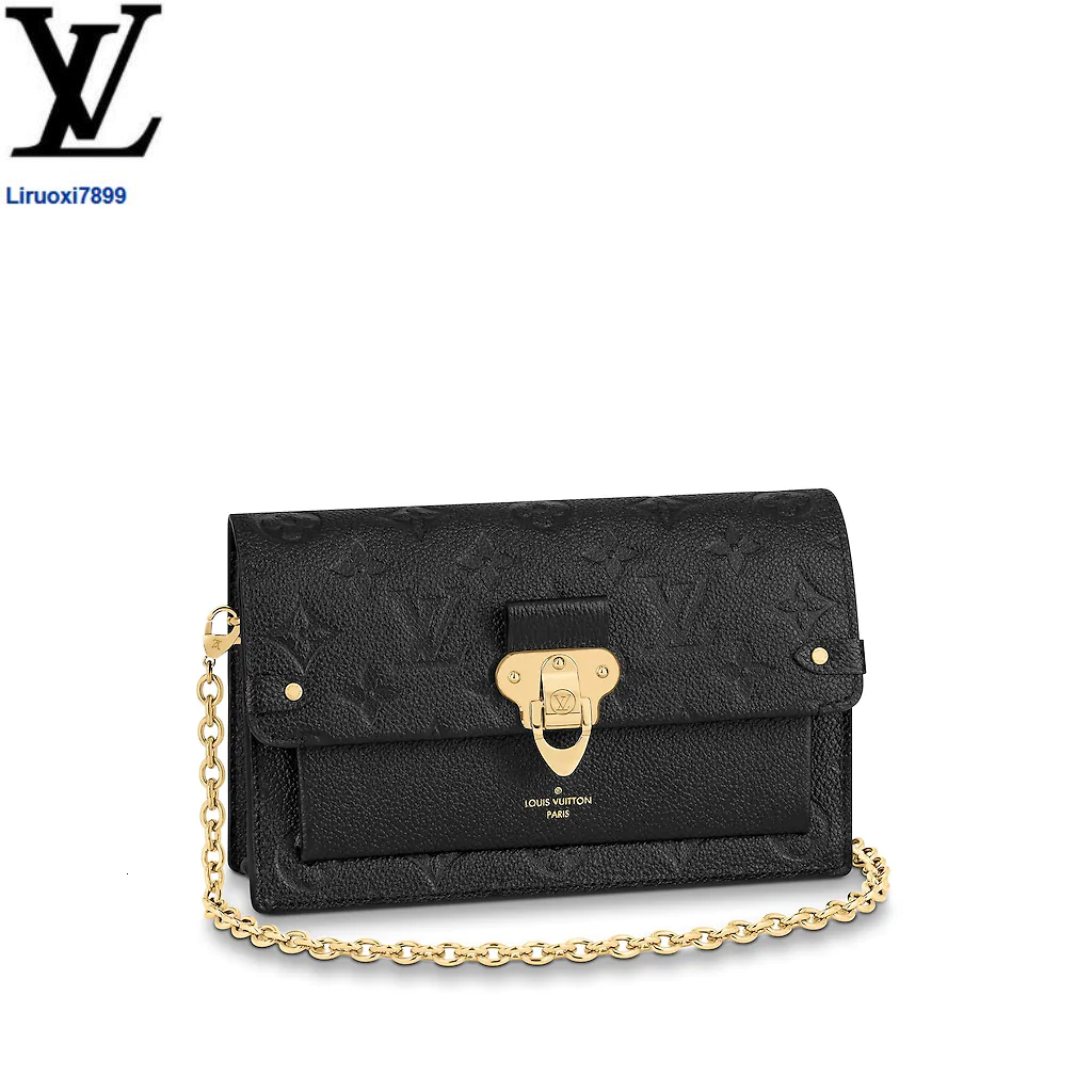 

liruoxi7899 90J9 M67839 Vavin Chain Wallet WOMEN REAL LEATHER Long Wallets Chain Wallet Pouches Key Card Holders Phone Cases PURSE CLUTCHES, Picture show