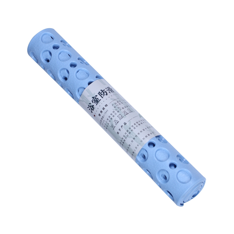 

Nonslip Bathtub Mat Extra Soft Eco Friendly TPE Bath Mat for Kids, Anti Bacterial Machine Washable Bathroom Shower blue