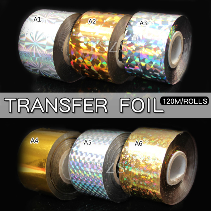 

1 roll/lot Nail Art Transfer Foil 35 Colors Sticker for Nail Tip Decoration, A17