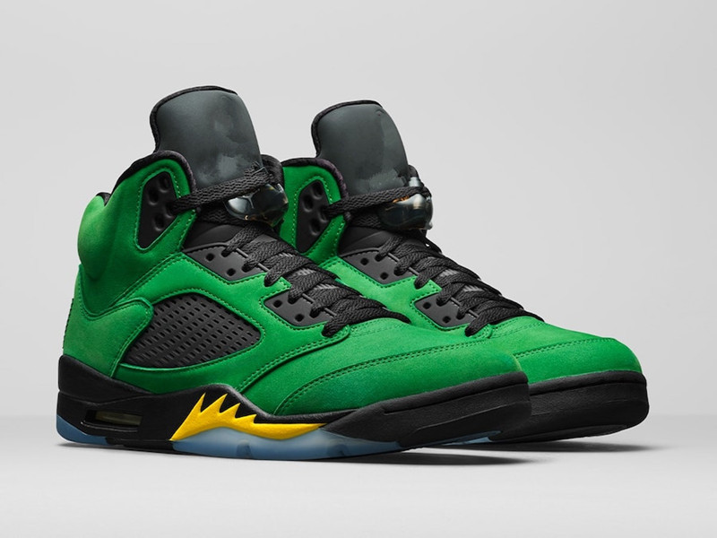

AJ 5 Oregon Apple Green shoes for sale With Box 2020 new men women Basketball shoes store wholesale US7-US13, Black