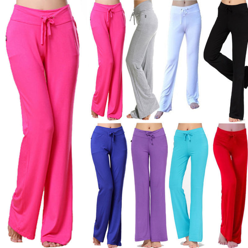 

Jogging Pants Womens Sweat Fitness Trousers Leisure, Black