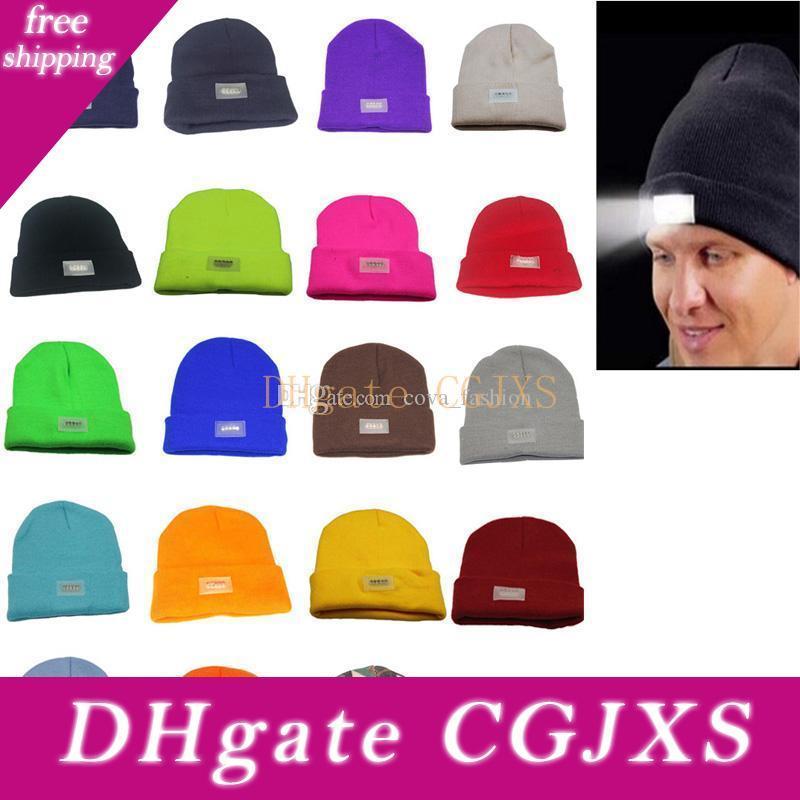 hats with led lights wholesale