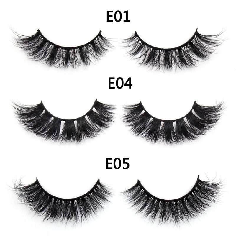 

SOQOZ Eyelashes Mink Eyelashes Criss-cross Cruelty Free 3D Mink Lashes Natural long False Lashes Soft Dramatic Makeup