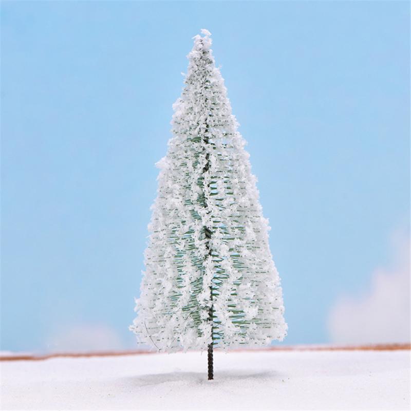 

Miniature Christmas Tree Doll House Pots Decor For DIY Craft Plastic Mini