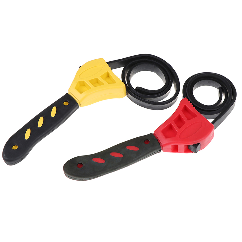 

1Pc High Quality Rubber Strap Wrench Car Repair Universal Wrench Adjustable To Fit For Any Shape