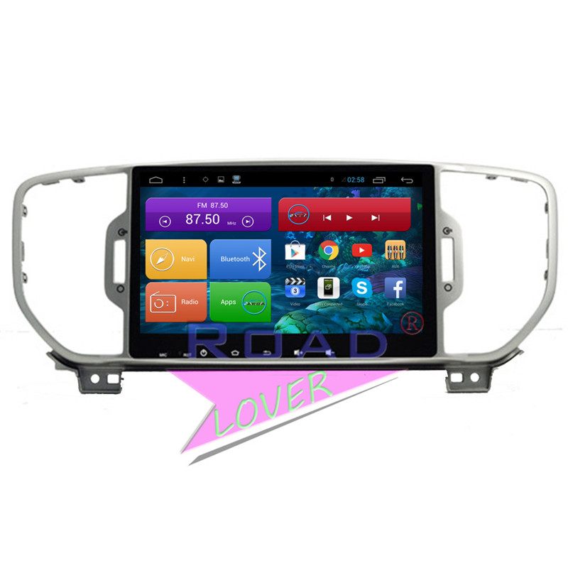 

Roadlover Android 6.0 Car Multimedia Audio Player For KIA New Sportage R 2020- Stereo GPS Navigation 2 Din Magntol Radio NO DVD