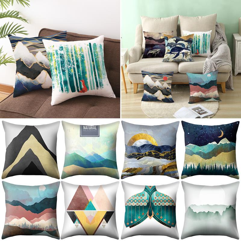 

45×45cm Soft Velvet Cushion Cover Throw Pillow Protect Case Decorative Bedroom Pillow Case, 27