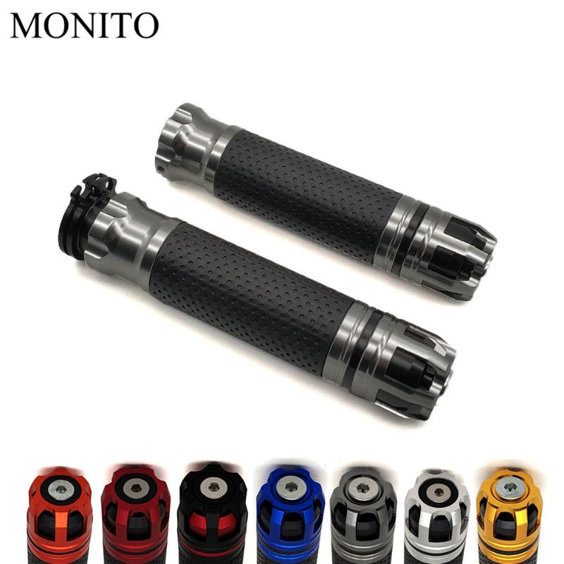 

Universal 7/8 22MM CNC Motorcycle handle bar Caps Brake Handlebar Grip For Moto Guzzi STELVIO V7/V9 Classic Racer Stone Special
