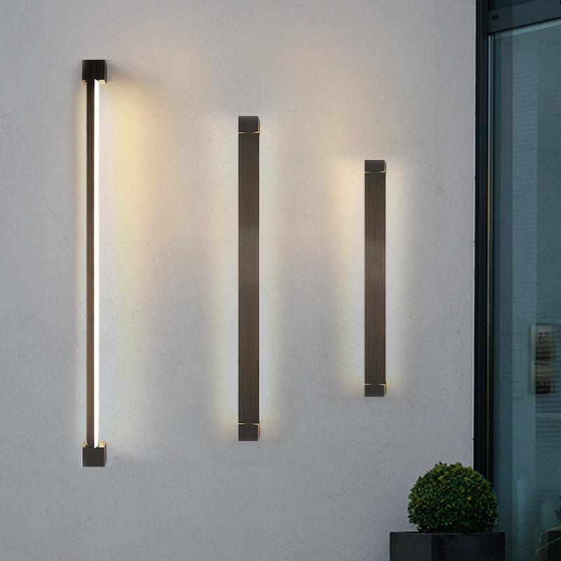 

Nordic Creative Living Room led Wall Lamp Hotel Bedroom Corridor Led Wall Ligh Modern Aluminum Mirror Light Indoor Lighting