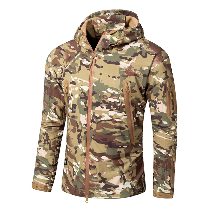 

2020 TAD Waterproof Windbreaker Men Softshell Outdoor Tactical Jacket Man Hunting Camping Army Clothing Camouflage Coat, Fangshengmicai men