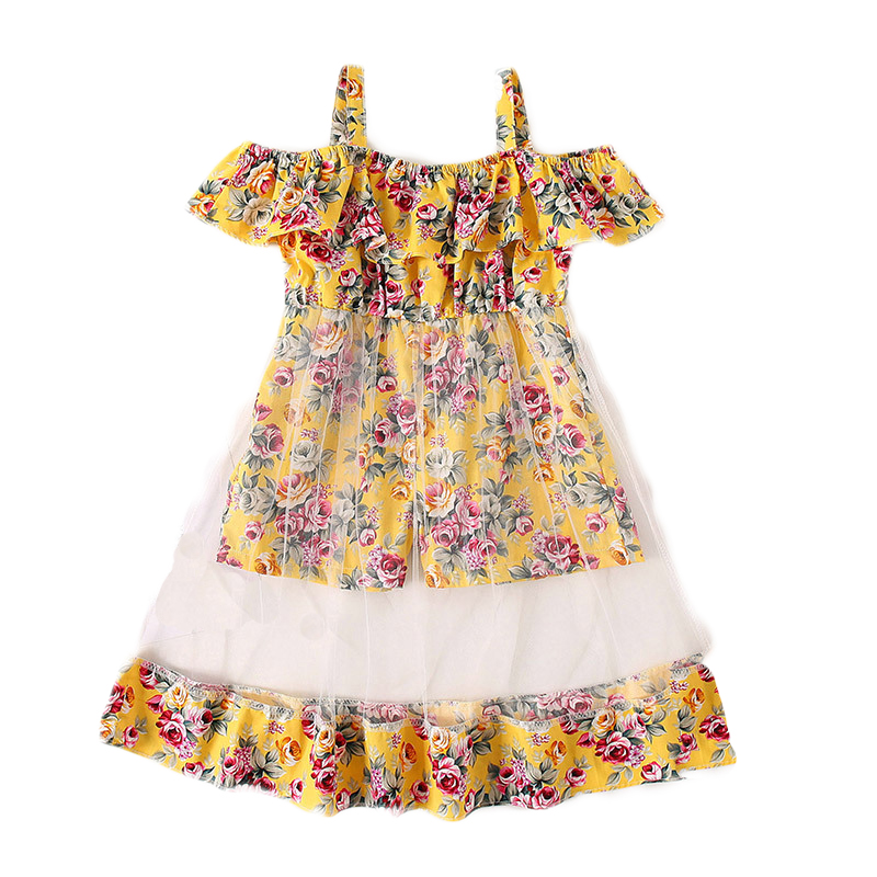 

New Toddler Kid Girl Off Shoulder Princess Dress Cute Sweet Lace Sleeve Dress