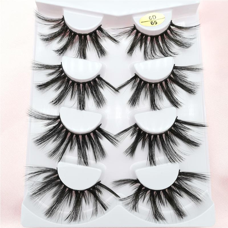

Aceofsexy Mink Eyelashes 25mm Lashes Fluffy Messy 3D False Eyelashes Dramatic Long Natural Lashes Wholesale Makeup Mink