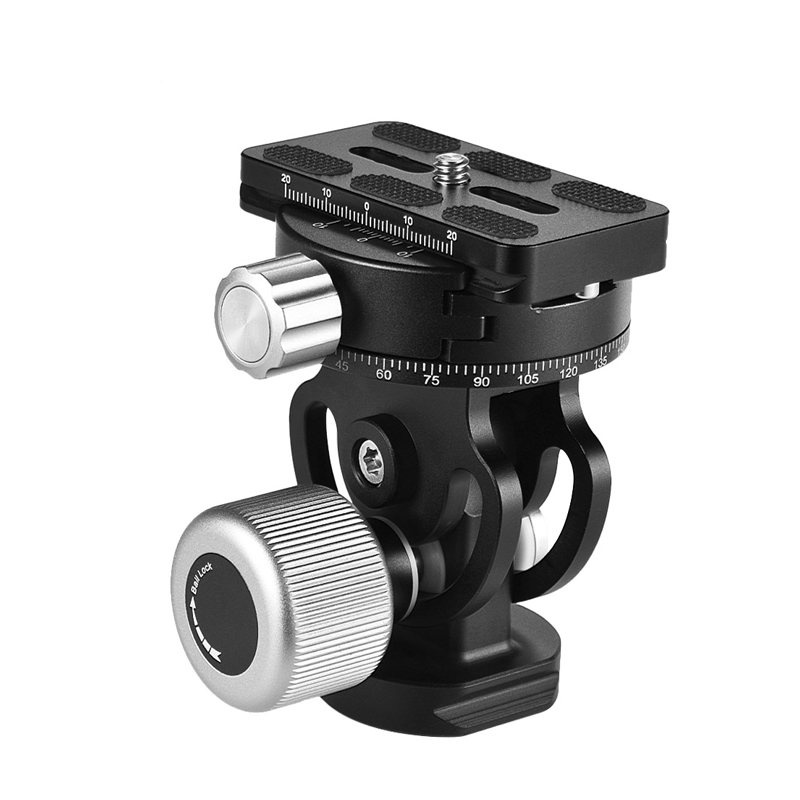 

Andoer Tripod Head Panoramic Bird Watching Photography Head with Quick Release Plate for Sirui L10 RRS MH-02