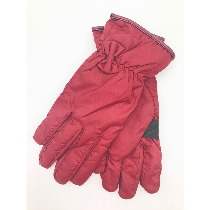 

FLYBER Waterproof Women Men Full Finger Gloves Solid Bow Tie Screen Winter Warm Driving Ski Wrist Mittens guantes mujer
