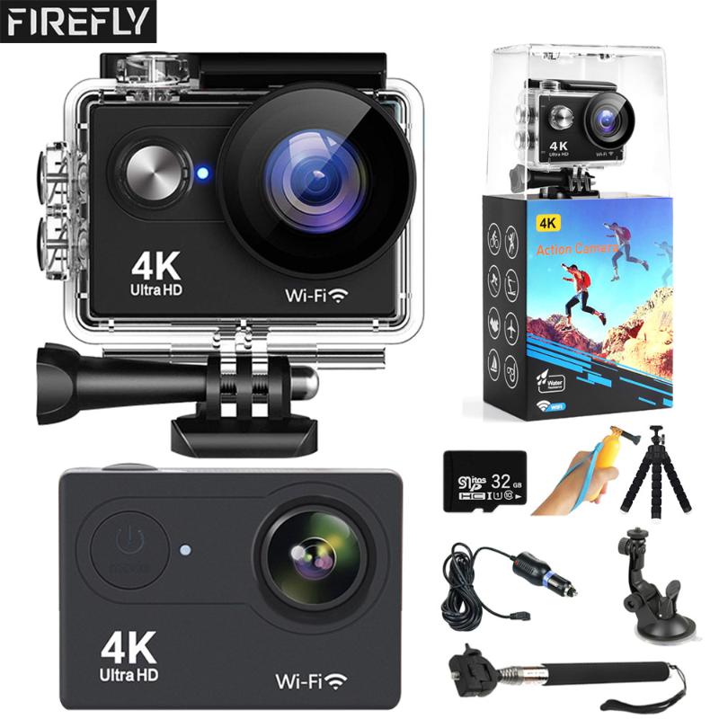 

FIREFLY WIFI Action Camera Ultra HD 4K/30fps 16MP 2.0" 170D 30m Underwater Waterproof Helmet Video Recording Cameras Sport Cam