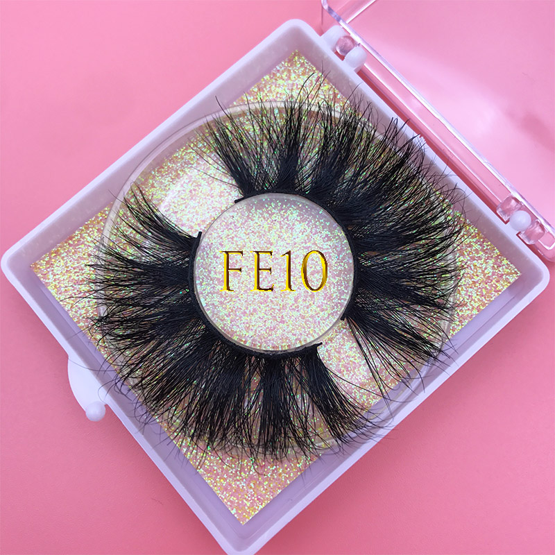 

MIKIWI 25mm 3DMink Lashes FE10 Natural Long soft and Thick False Eyelash Volume Fake Lashes Makeup Extension Eyelashes maquiagem