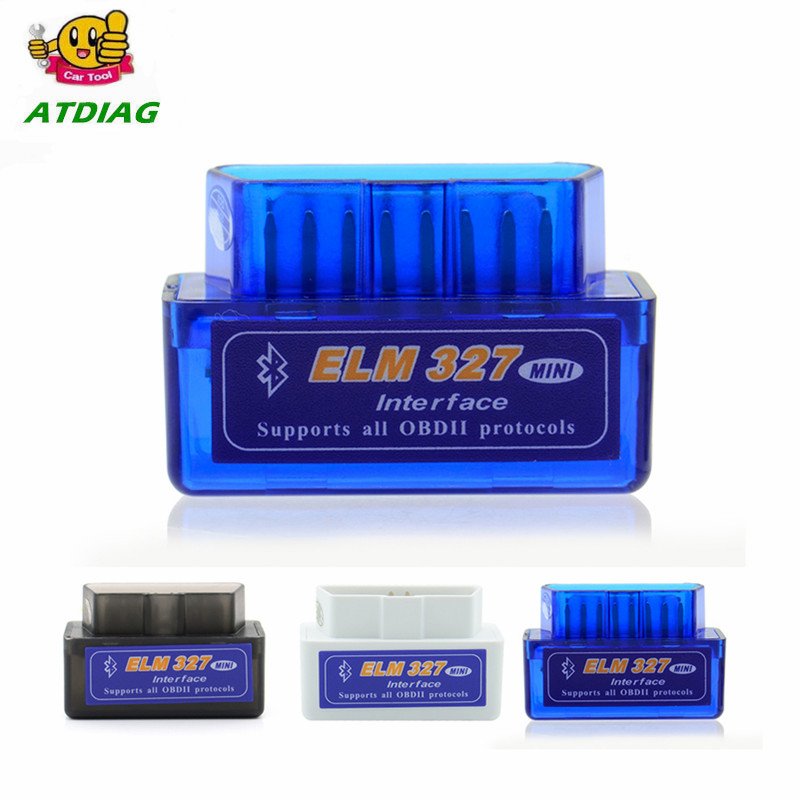 

OBD mini ELM327 Bluetooth OBD2 V2.1 Auto Scanner OBDII 2 Car ELM 327 Tester Diagnostic Tool for Android Windows Symbian