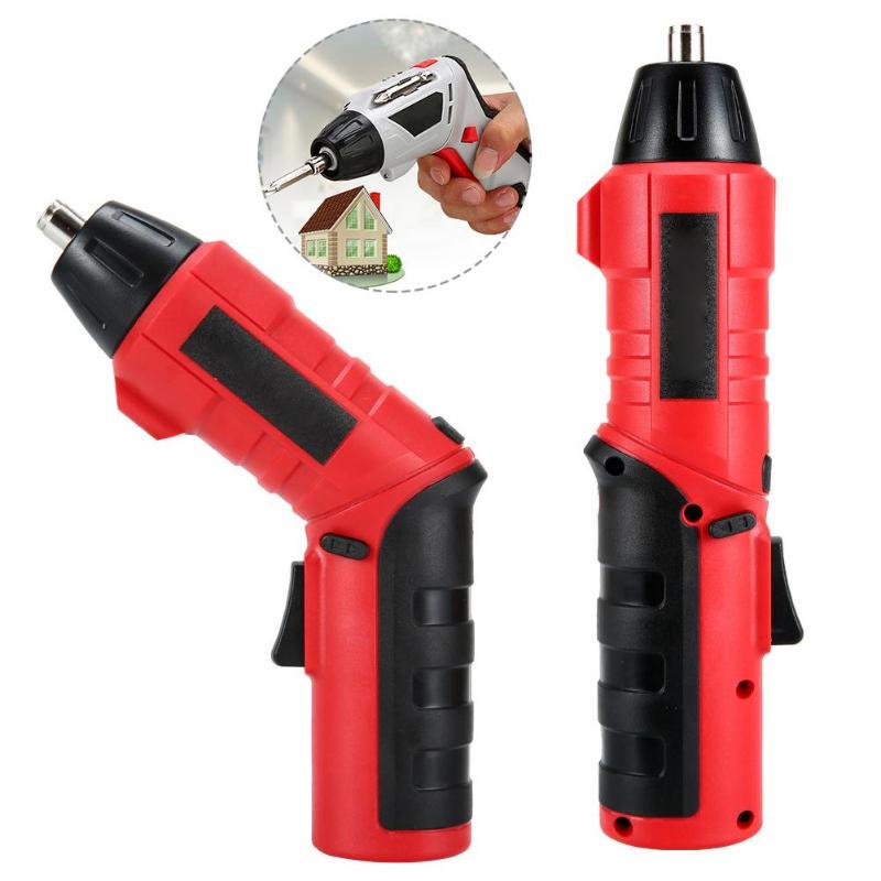 

300mAh EU Plug DC4.8V Rotary Handle Mini Cordless Electric Screwdriver Drill Bit Power Tool Set Electric Screwdriver