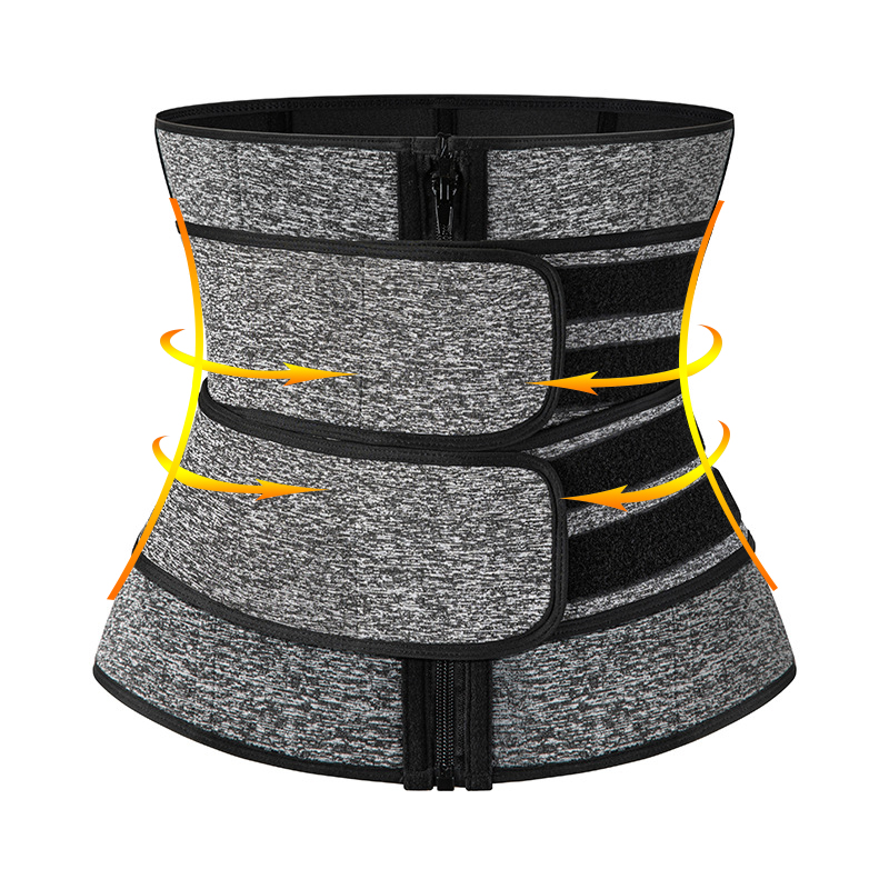

Big Waist Trainer Neoprene Shaper Women Slimming Sheath Belly Reducing Body Tummy Sweat Shapewear Workout Trimmer Belt Corset, Black