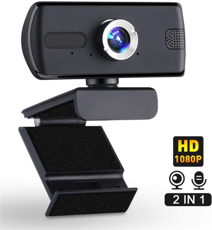 

HD 3MP Webcam Mini Computer PC WebCamera with Microphone Rotatable Cameras for Live Broadcast Video Calling Conference Work