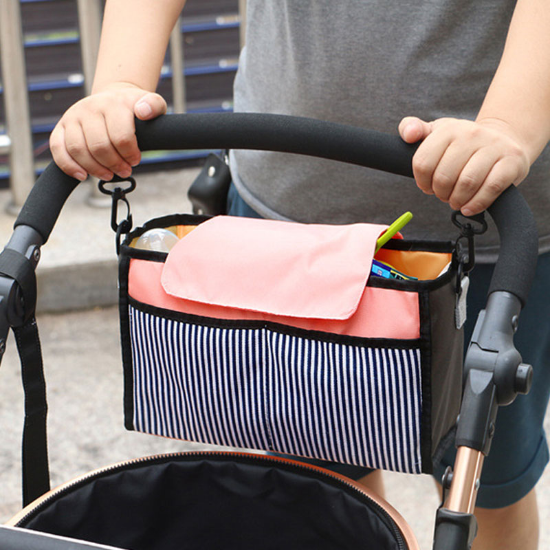 

New Baby Stroller Storage Bag Stroller Convenient Simple Organizer Multi-Function Nappy Bags Baby Strollers Accessories