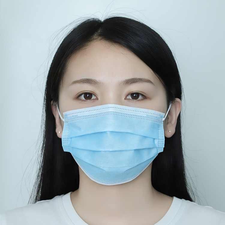 

Disposable 3 ply medical Face Mask Chinese mask manufacturer supplies high quality Non-woven