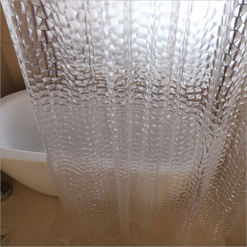 

high quality clear bath curtains waterproof shower curtain for bathroom transparent screen cortinas de bano navidad decor DW156