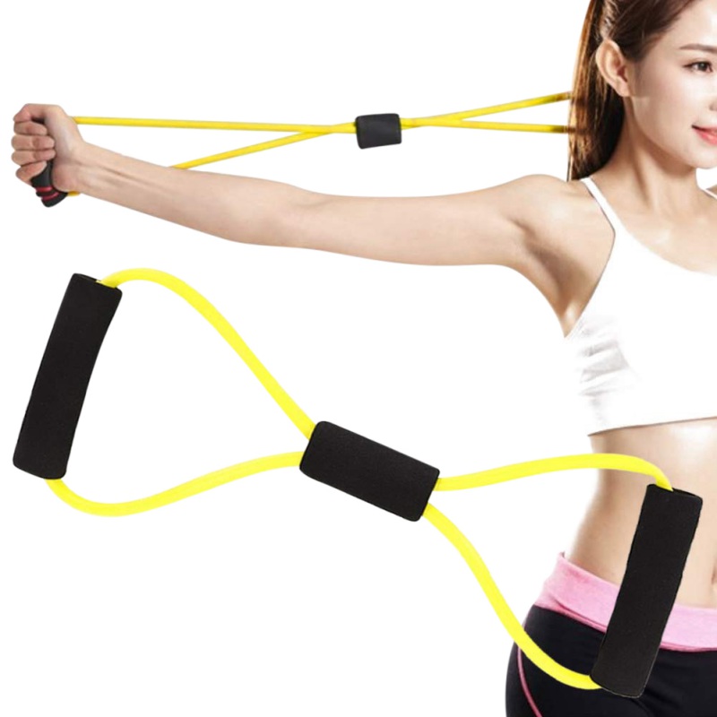 

Yoga Resistance Bands 8-shaped Elastic Exercise Puller Band Sports Chest Expander for Body Building Home Gym Fitness Equipment