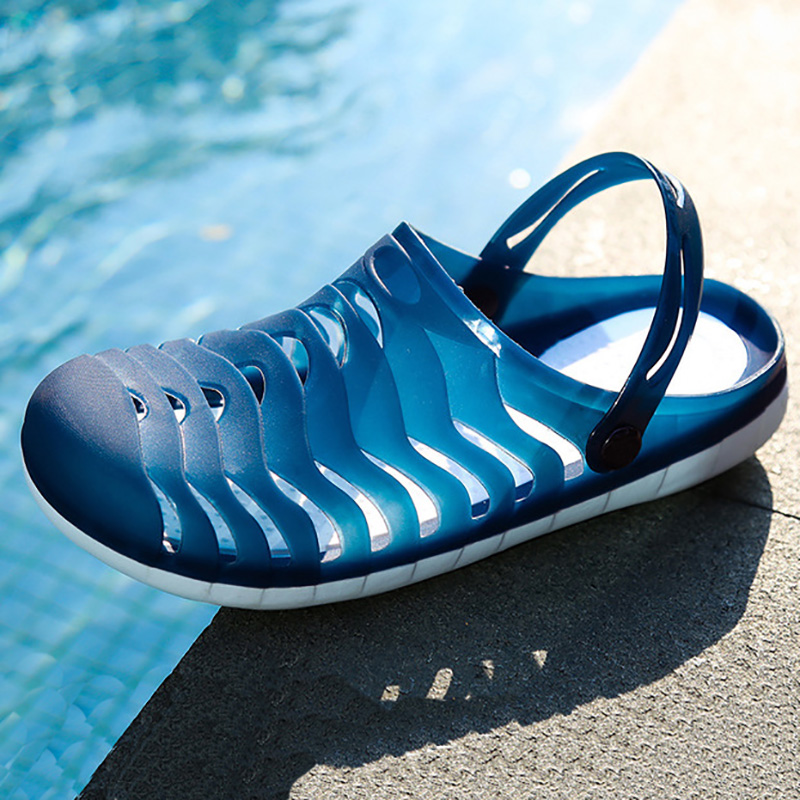 

HY-888 EU36-44 Cave Jelly Shoes Beach Slippers Summer Casual Leisure Beach Sandal Slippers For Man Woman, White