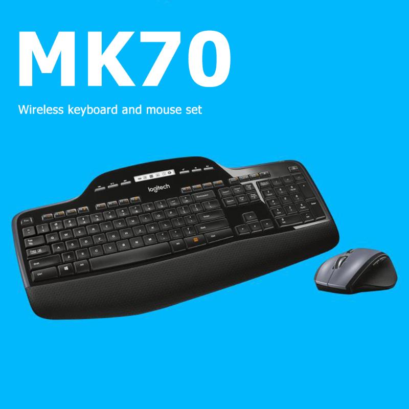 

710 Keyboard Mouse Combs Set 2.4GHz Wireless Ergonomic Optical Mice for Office Home