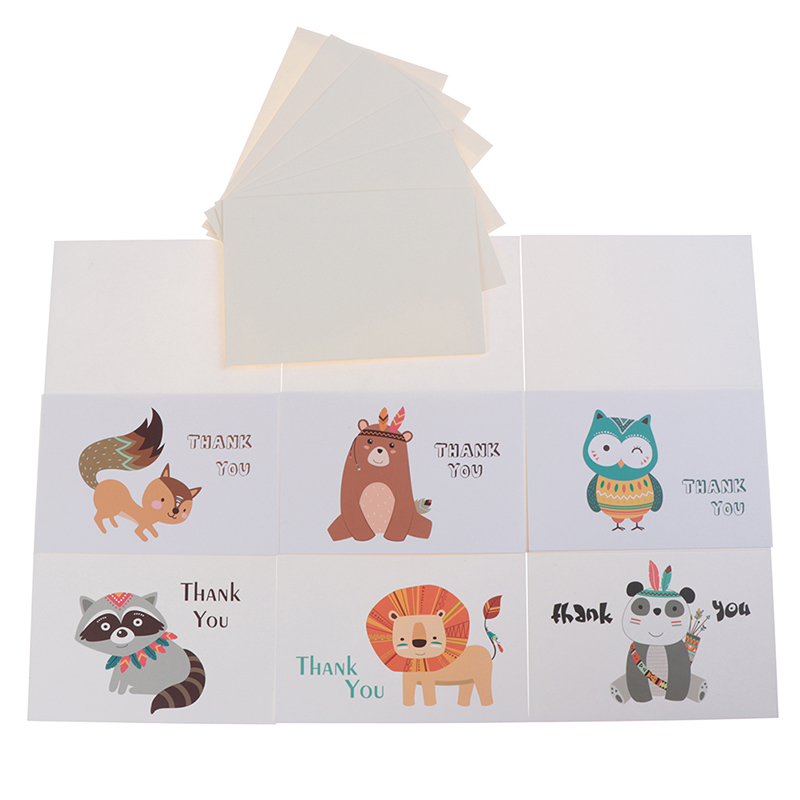 

Thank You Cards Or Animal Cards With Envelope Business Custom Invitations Notes
