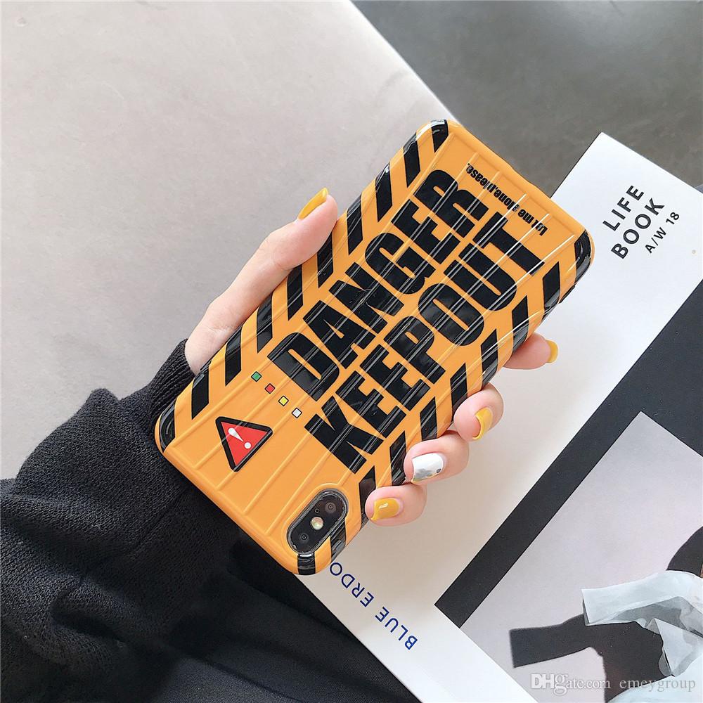 

Luxury Suitcase case Shell for iPhone 11 pro X Xs max Xr xs 6 6s Plus 7 8 8 plus Case Anti-knock armor phone Cover KEEP OUT