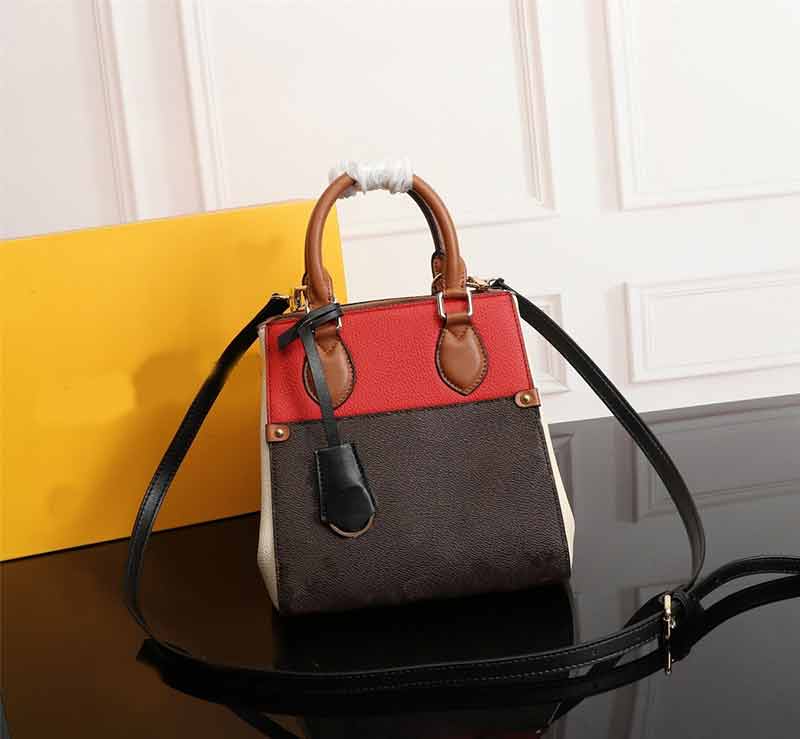 

M45388 FOLD TOTE handbag women fashion totes 2020 new style L flower patternbucket bag leather handbags genuine leather ladies purse bag