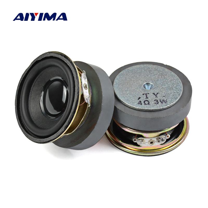 

AIYIMA 2Pcs 2 Inch Audio Speaker 52mm 4 Ohm 3W Loudspeaker Altavoz 50 Magnetic DIY Home Theater Bluetooth Music Sound Speaker