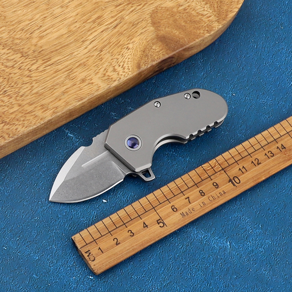 

BM 756 titanium alloy handle M390 steel bearing folding knife field survival tool folding knife outdoor survival knife EDC tool