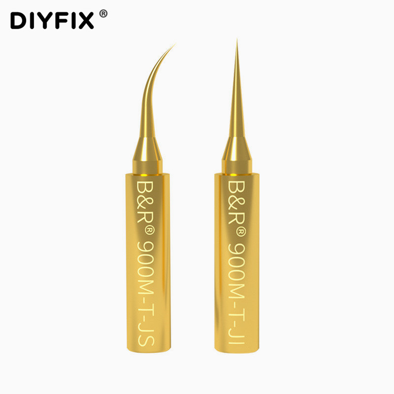 

0.1mm SuperFine Soldering Iron Tips High Speed Copper Welding Tips High Temperature Resist Non-magnetic for BGA Soldering Rework