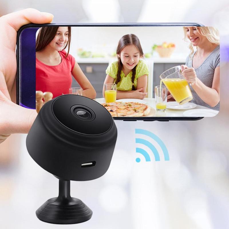 

Wireless Wifi A9 Network Camera Matte Plastic Night Aerial Photography Sport DV Wide-Angle Shooting Camera, As pic