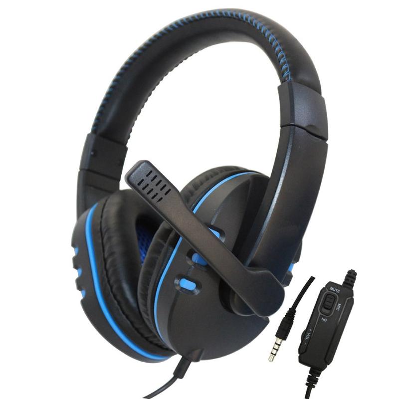 

3.5mm Wired Headphones Gaming/Gamer Headset Game Earphones with Microphone Volume Control for Play Station 4 X Box One PC