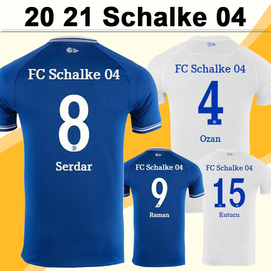 

20 21 Schalke 04 Mens Soccer Jerseys New CALIGIURI MASCARELL SERDAR SANE BENTALEB HARIT Home Away Football Shirt Short Sleeves Uniforms, Qm385 2021 away bundesli.. patch