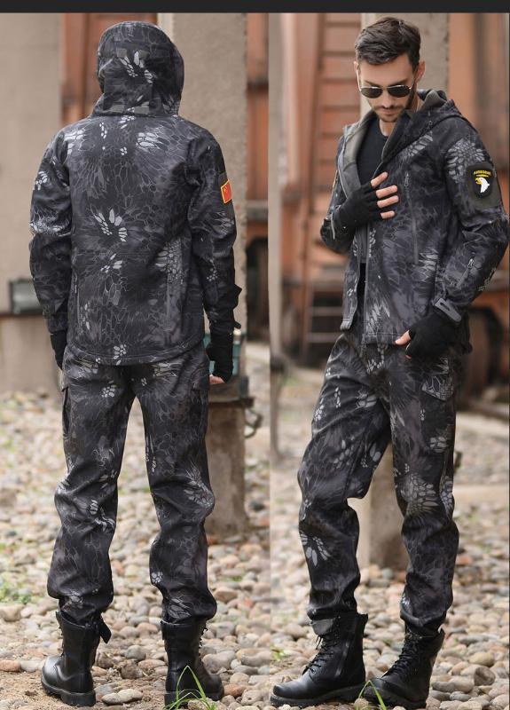 

New Tactical Softshell TAD Jacket Uniform Outdoor Sport Hiking Hunting Clothes Waterproof Windproof Jacket Or Pants, Acu pants