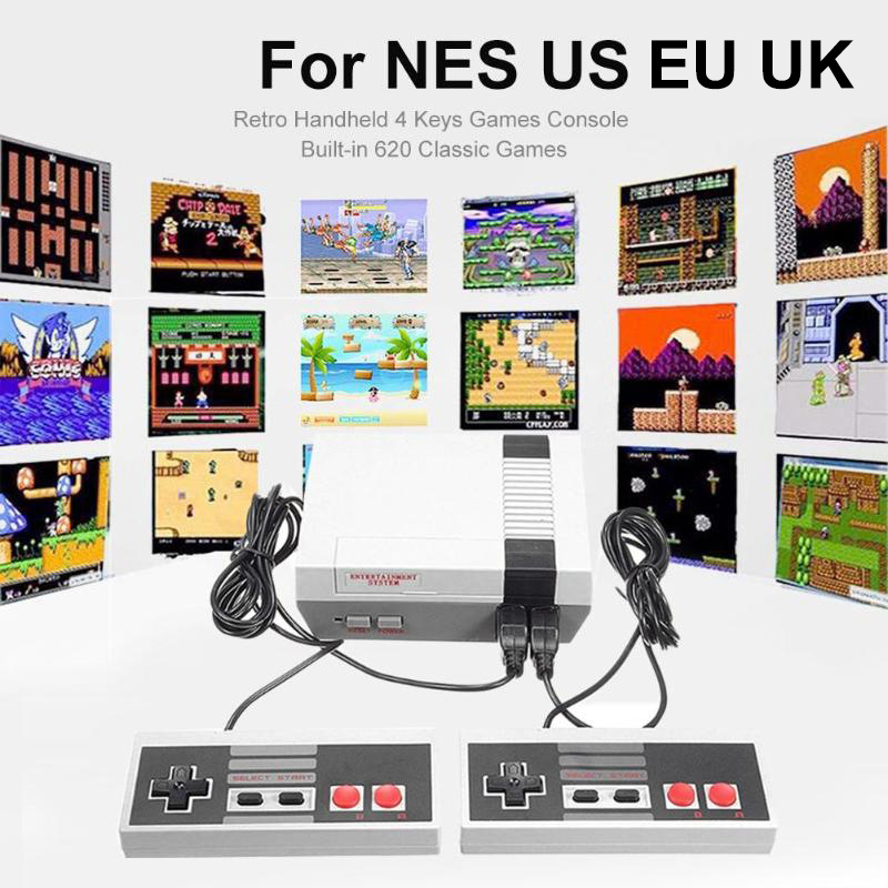 

US/UK/EU Plug Retro Handheld Games Console Mini TV Games for NES US 8 Bit Retro Classic Handheld Game Player