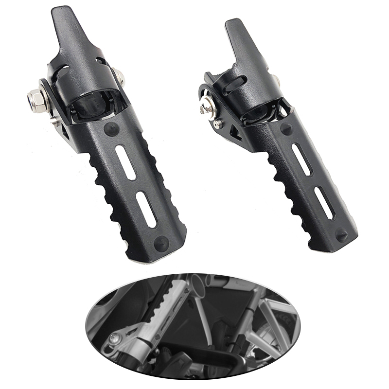 

For F800GS Adventure S1000XR F750GS F850GS C400X C400GT Motorcycle Highway Front Foot Pegs Folding Footrests Clamps 22-25mm