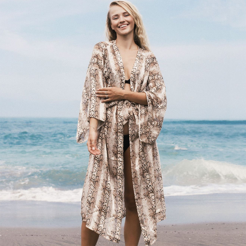 

Sexy Bikini Cover-ups Cotton Tunic Boho Printed Summer Beach Dress Elegant Women Plus Size Beach Wear Swim Suit Cover Up Q1107, Dark grey