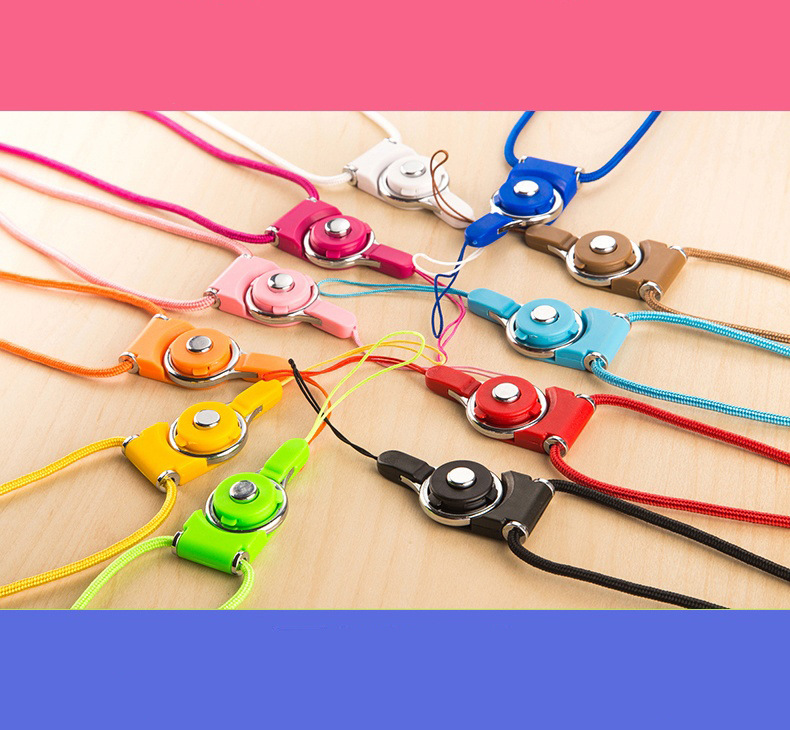

Detachable Cell Phone Strap Neck Lanyard Braided Neck Nylon Hang Rope for Mobile Phone Badge Camera Mp3 USB ID Cards Mixed Color supported
