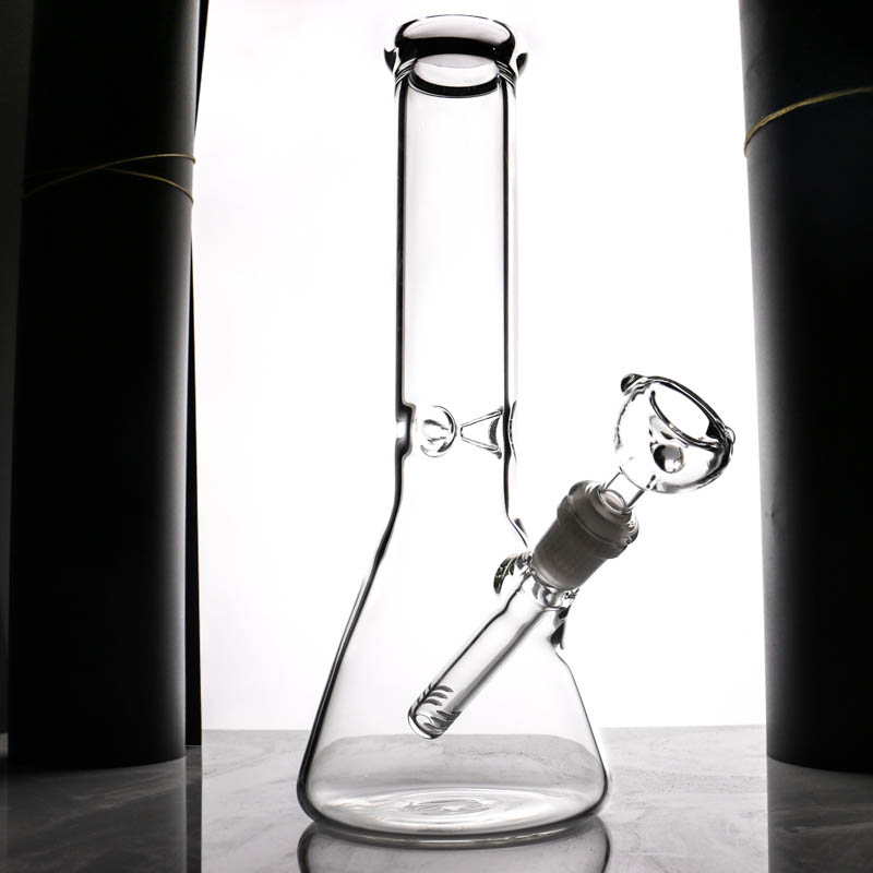 

10.5" Beaker Glass Bong glass beaker bong with Ice Catcher Thick Beaker Base Glass Water Pipes for Smoking with Downstem and Bowl