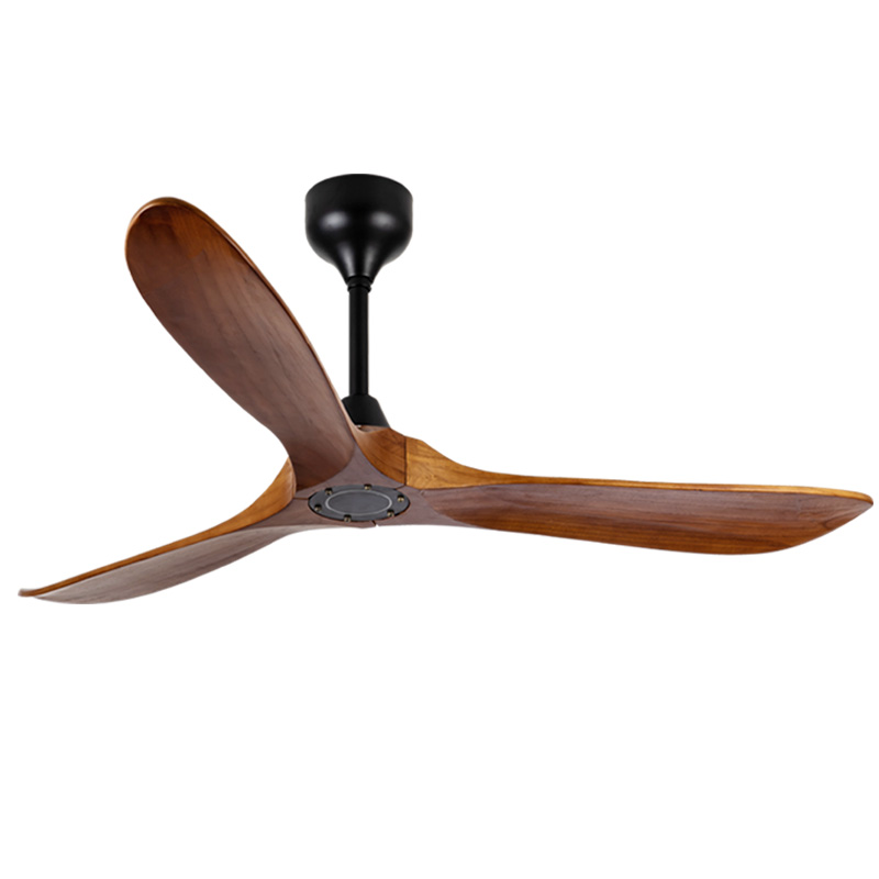 

60 "industrial vintage wooden ceiling fan ventilator blower With remote control frequency conversion 110V 220v