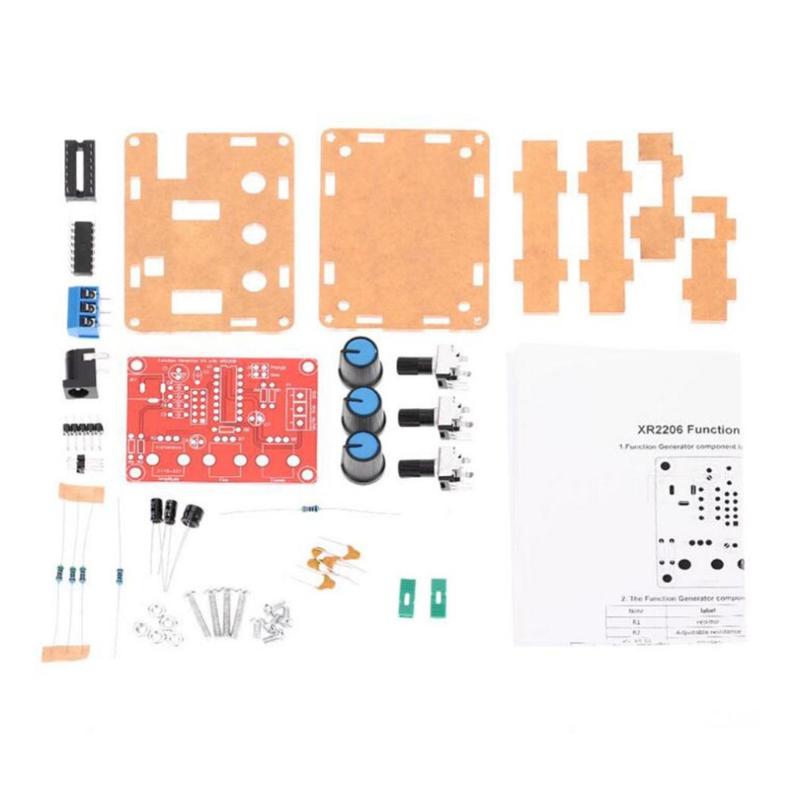 

XR2206 Signal Function Generator Sine Triangle Square Wave Output 1Hz-1MHz High Precision Frequency Adjustable Module DIY