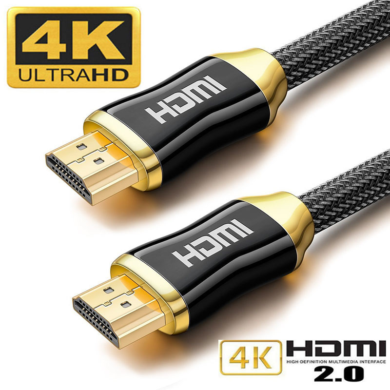 

Hannord Cable 2.0 Gold-Plated Zinc Alloy Shell High Speed 4K HD Video Cable For Media Player HDTV