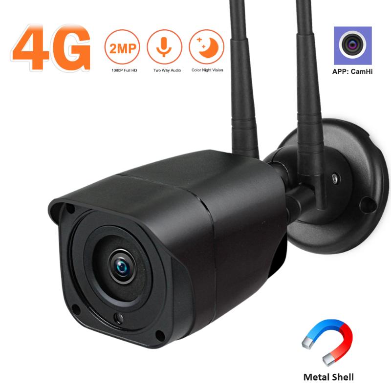 

3G 4G SIM Card Camera 1080P HD IR Night Vision Outdoor Camera WIFI Wireless CCTV Security P2P Onvif CamHi